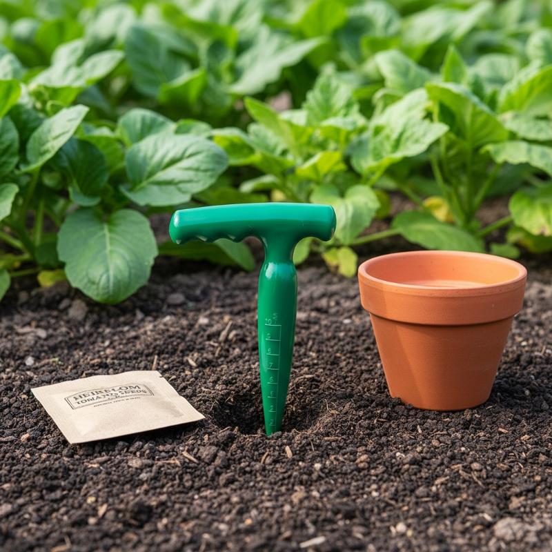 Gardening Tools For Digging - 1PC 휴대용 투명 눈금 표시 정원