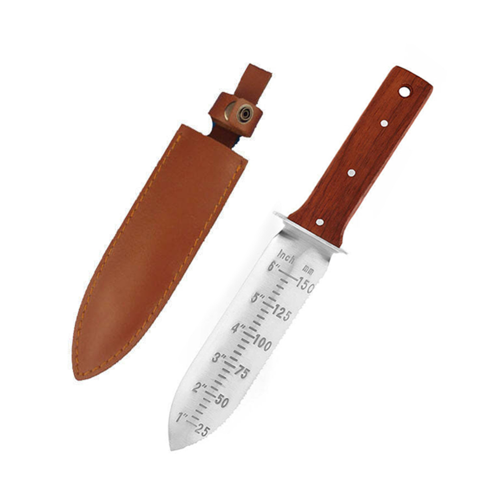Gardening Tools For Digging - 가죽 칼집, 보호용 핸드가드가 포함된 전문가용