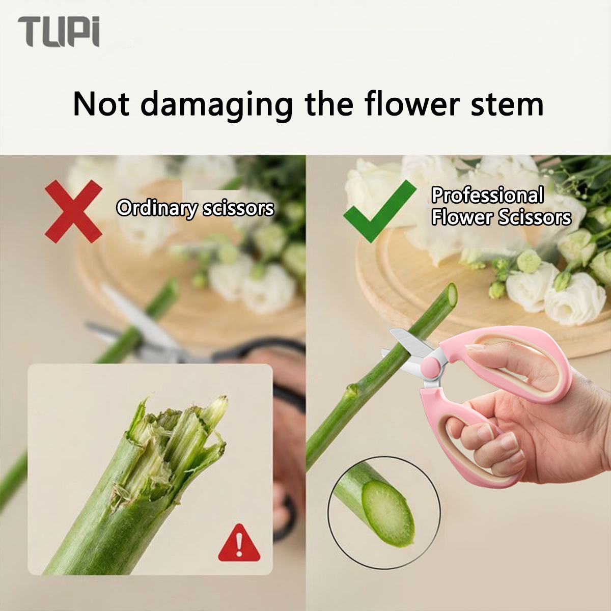 꽃꽂이용 꽃가위, 꽃과 식물 절단용 정원가위, 플로럴  - Gardening Tools Pink 리뷰 및 가격
