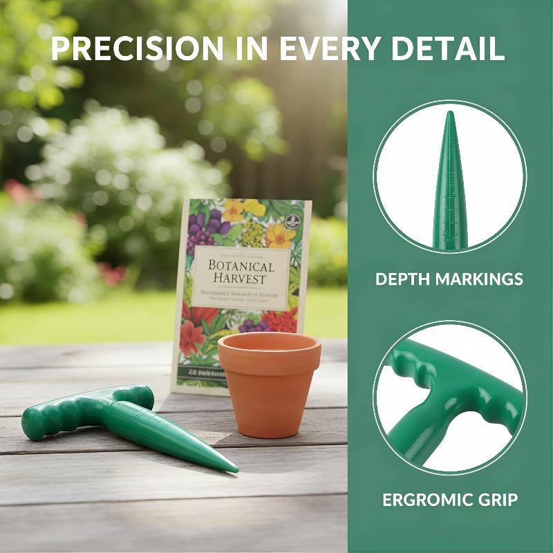 1PC 휴대용 정원 홀 펀처 정확한 심기 및 씨앗 파내 - Gardening Tools For Digging 리뷰 및 가격