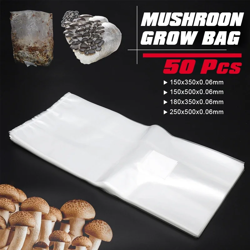 PVC 버섯 재배 가방, 스폰 매개체 성장 기질, 고온 - Grow Bags 리뷰 및 가격