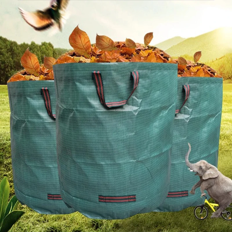 대용량 정원 낙엽 가방 가지 및 낙엽 수거 가방 짙은  - Grow Bags 리뷰 및 가격