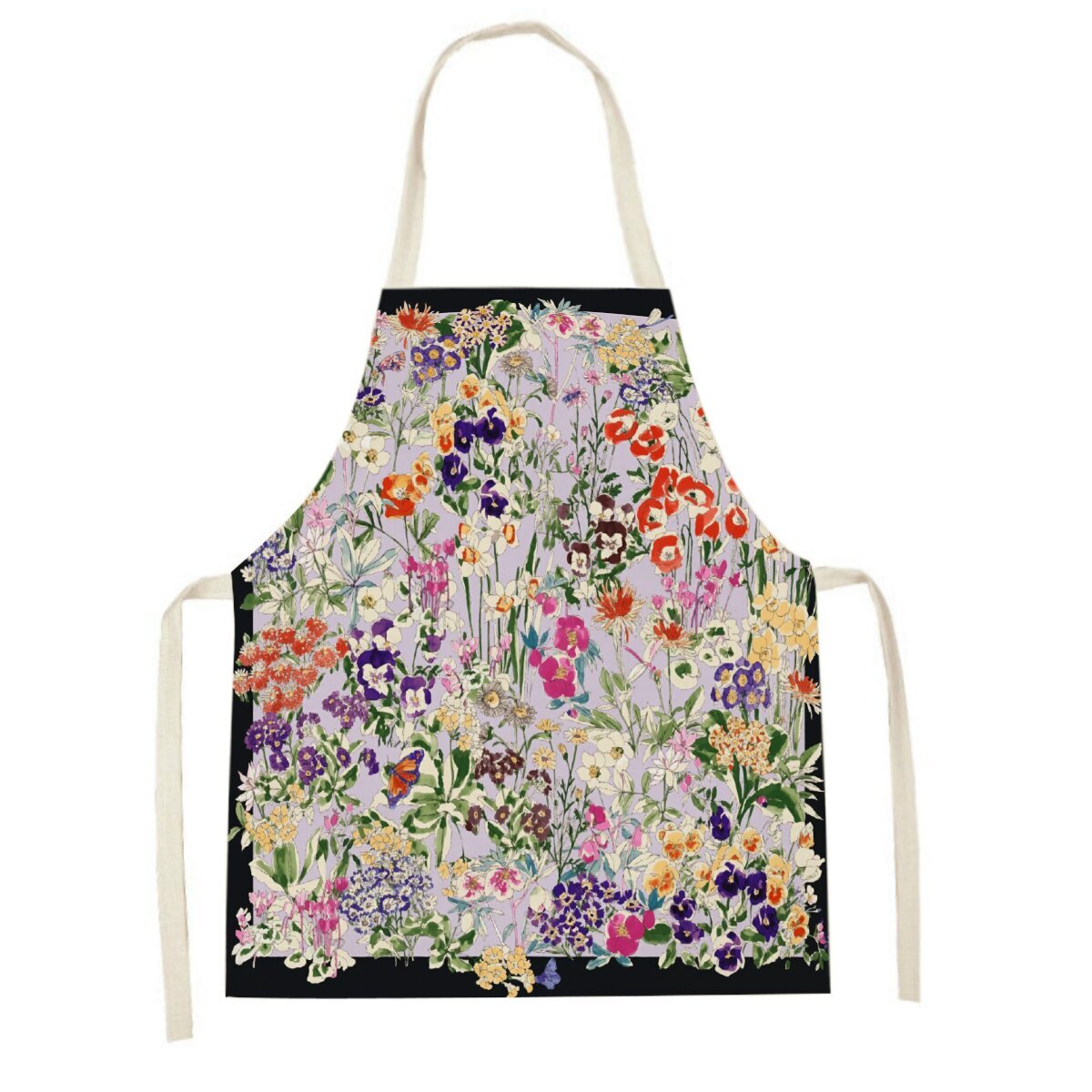 핑크 튤립 주방 앞치마 청소 꽃 식물 앞치마 홈 요리  - Gardening Tools Pink 리뷰 및 가격