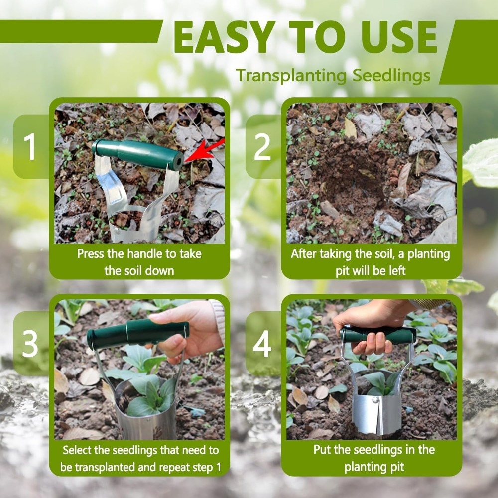 전구 심는 도구 정원용 전구 심는 도구 4인치 깊이 표 - Gardening Tools For Digging 리뷰 및 가격