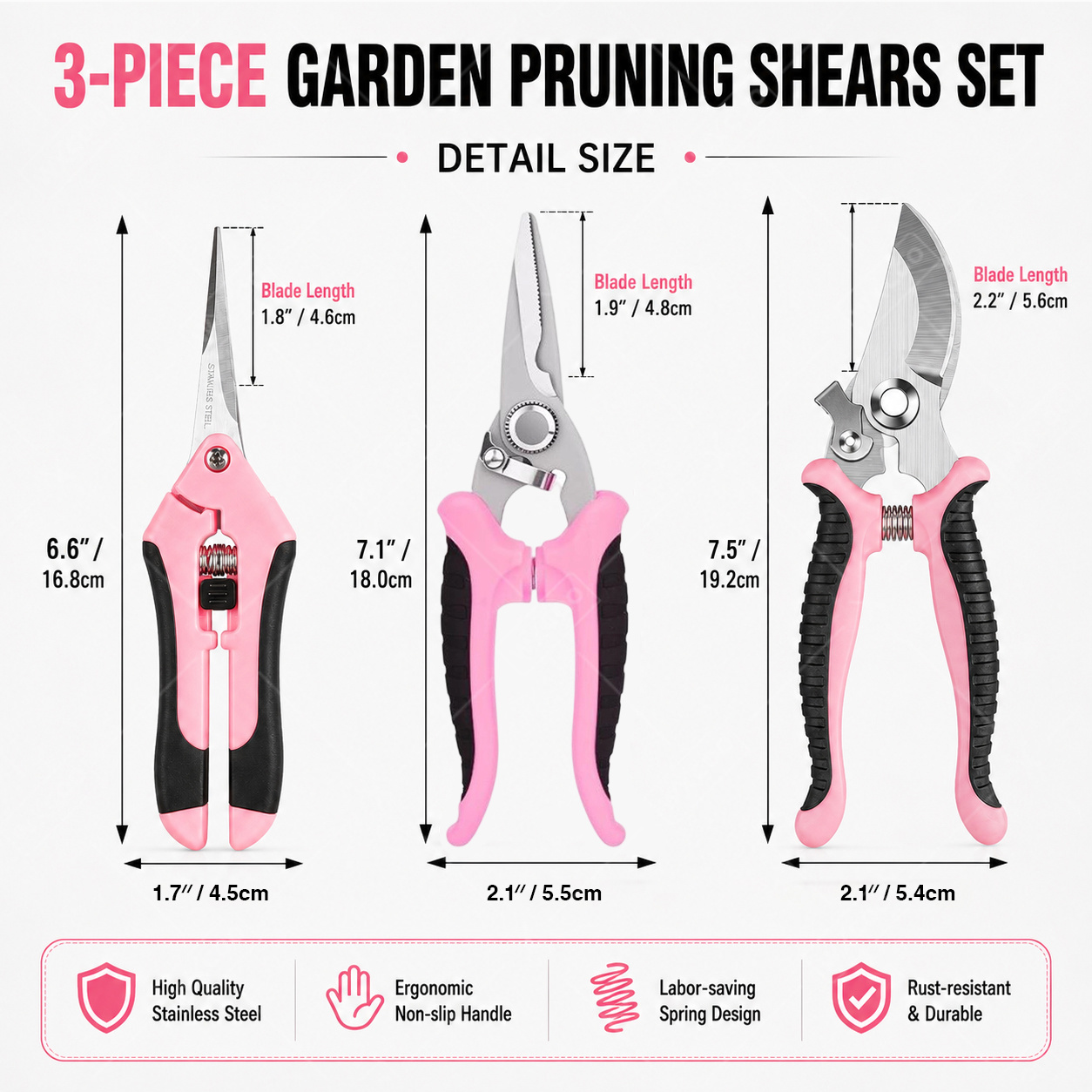 정원 과일 따기 가위 가지치기 가위 소형 가정용 수공구 - Gardening Tools Pink 리뷰 및 가격