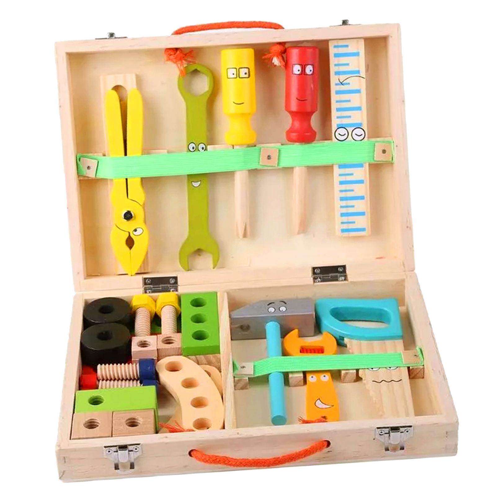 나무로 만든 어린이 공구 세트, 놀이용 공구, 역할놀이 - Gardening Tools Kit For Kids 리뷰 및 가격