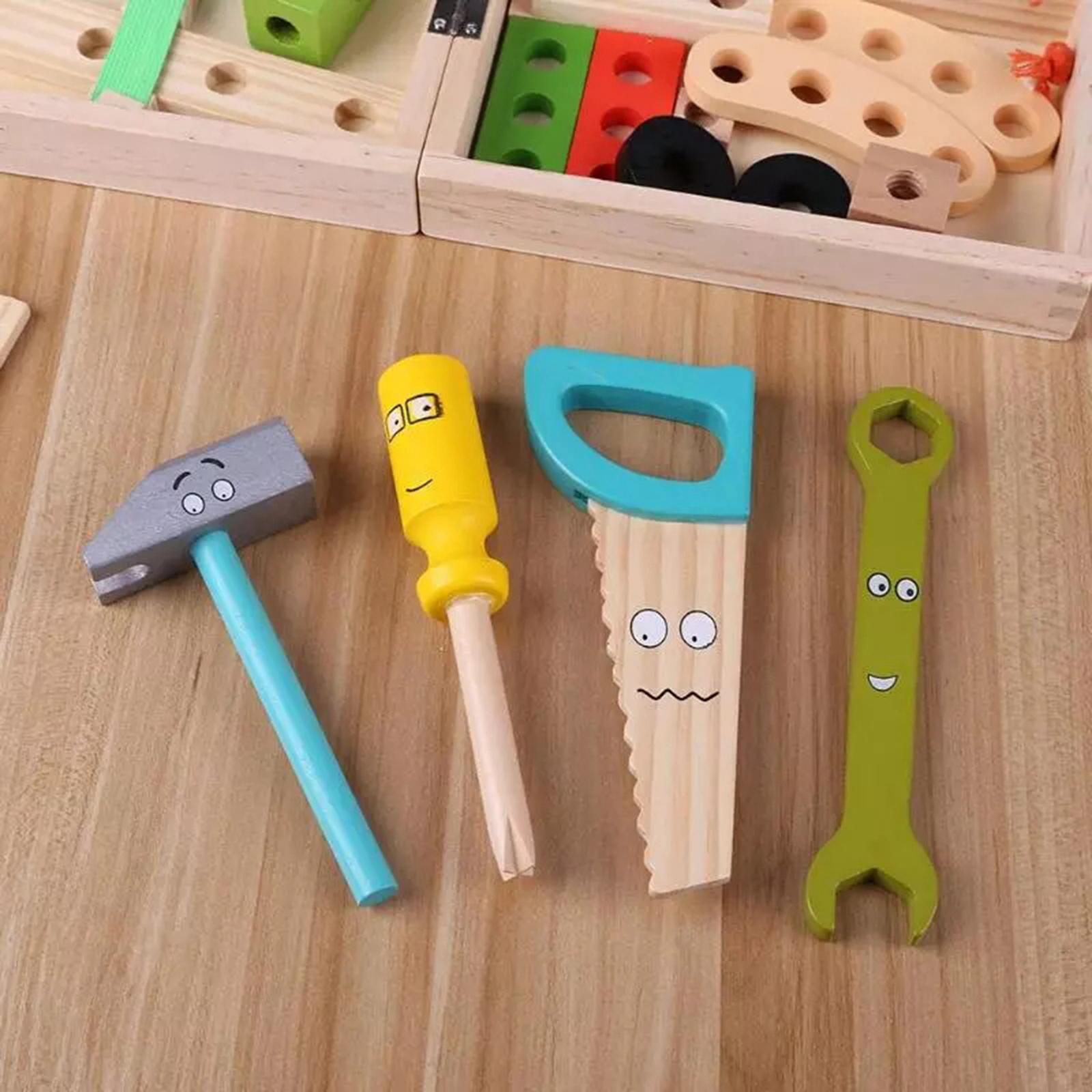 나무로 만든 어린이 공구 세트, 놀이용 공구, 역할놀이 - Gardening Tools Kit For Kids 리뷰 및 가격